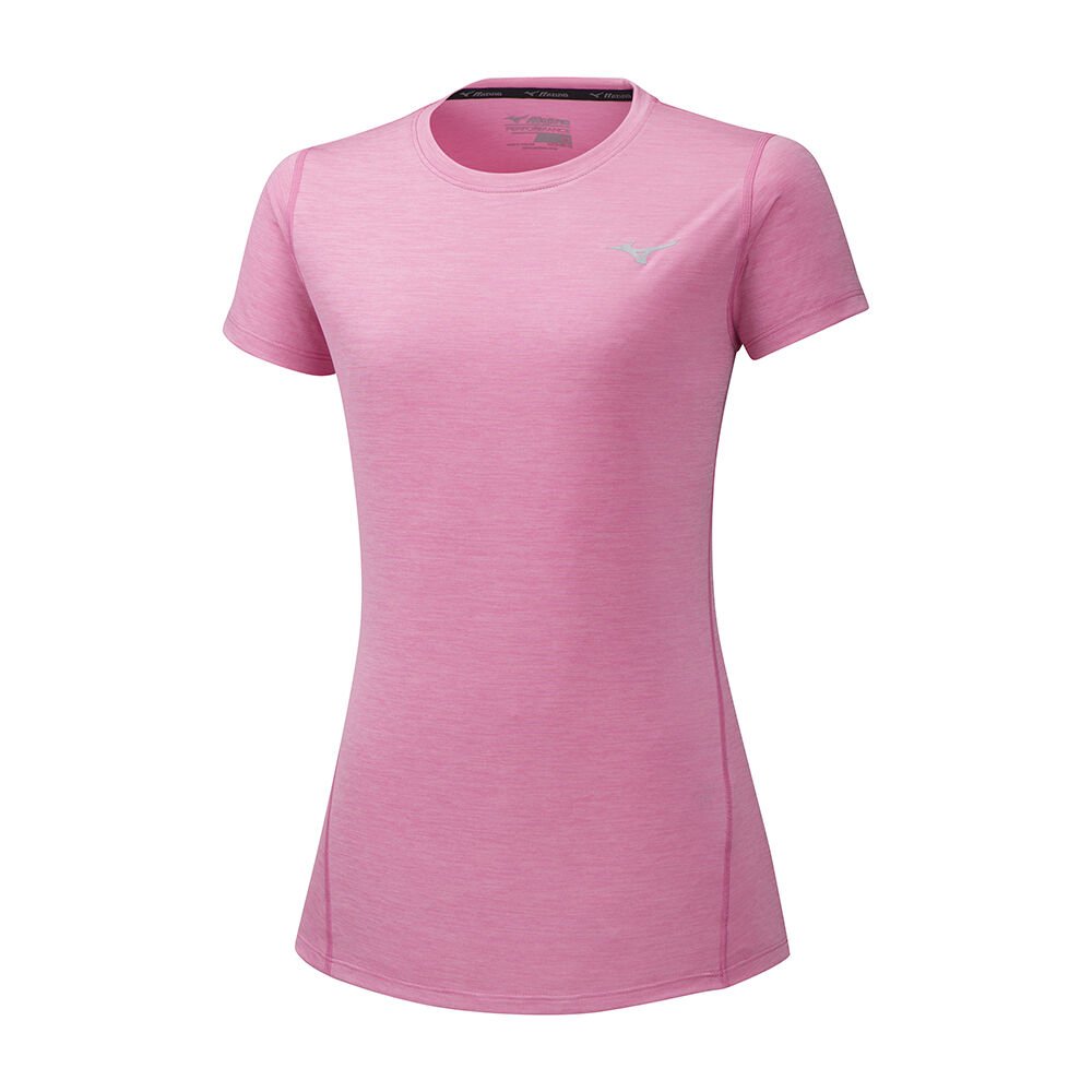 Camisetas Mizuno Impulse Core Mujer Rosas Ofertas OCTX-16527